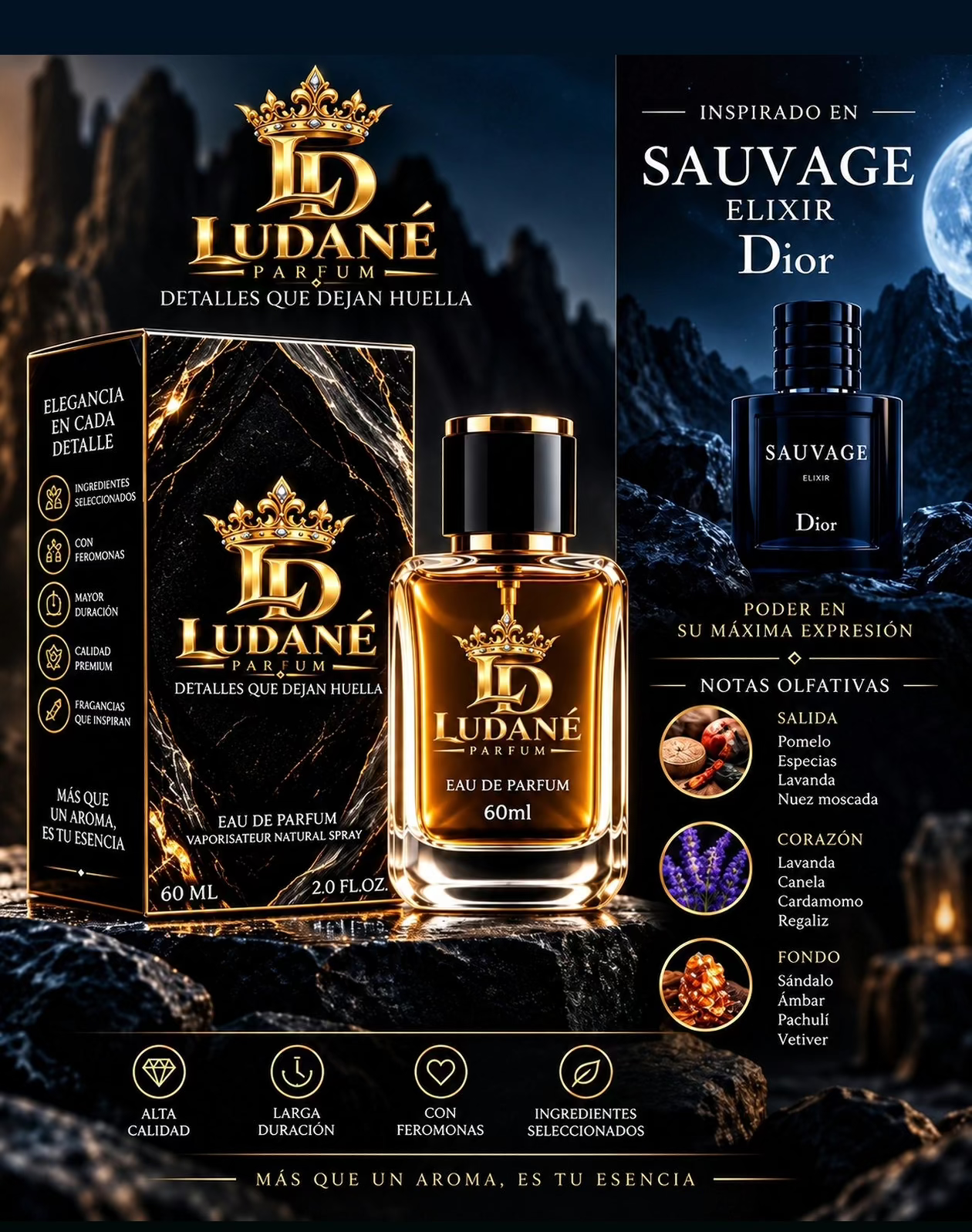 LUDANÉ - Sauvage Elixir / Inspired Dior