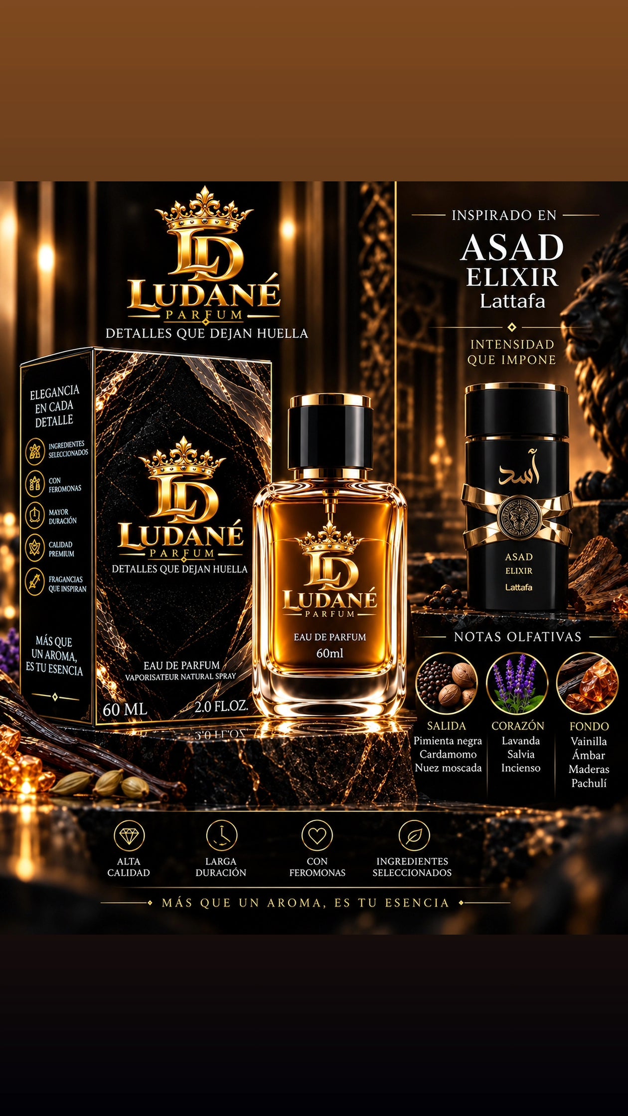 LUDANÉ - Asad Elixir / Inspired Lattafa