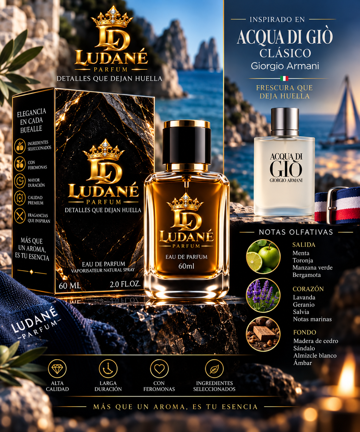 LUDANÉ - Acqua Di Gio / Inspired Giorgio Armani