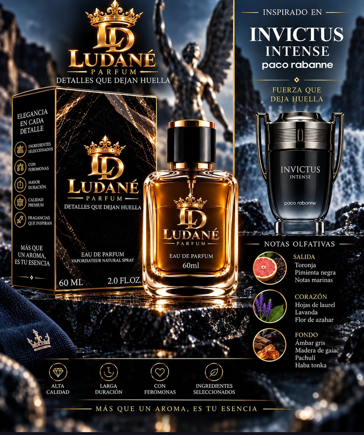 LUDANÉ - Invictus Intense / Inspired Paco Rabanne