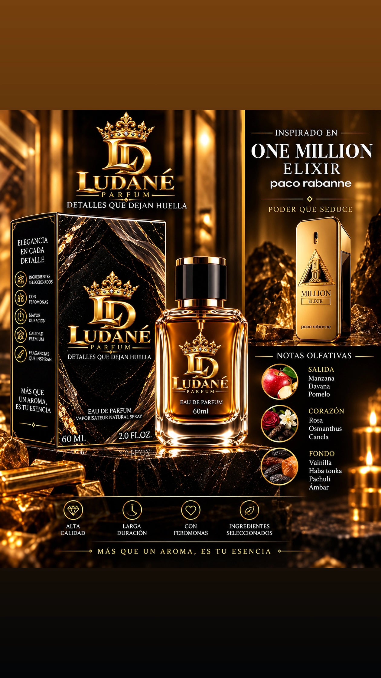 LUDANÉ - One Million Elixir / Inspired Paco Rabanne
