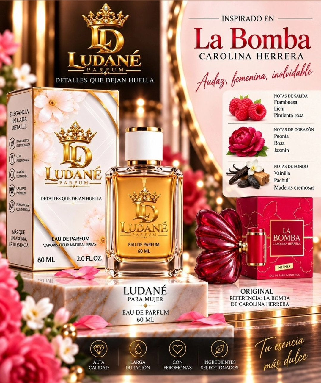 LUDANÉ - La Bomba /Inspired Carolina Herrera